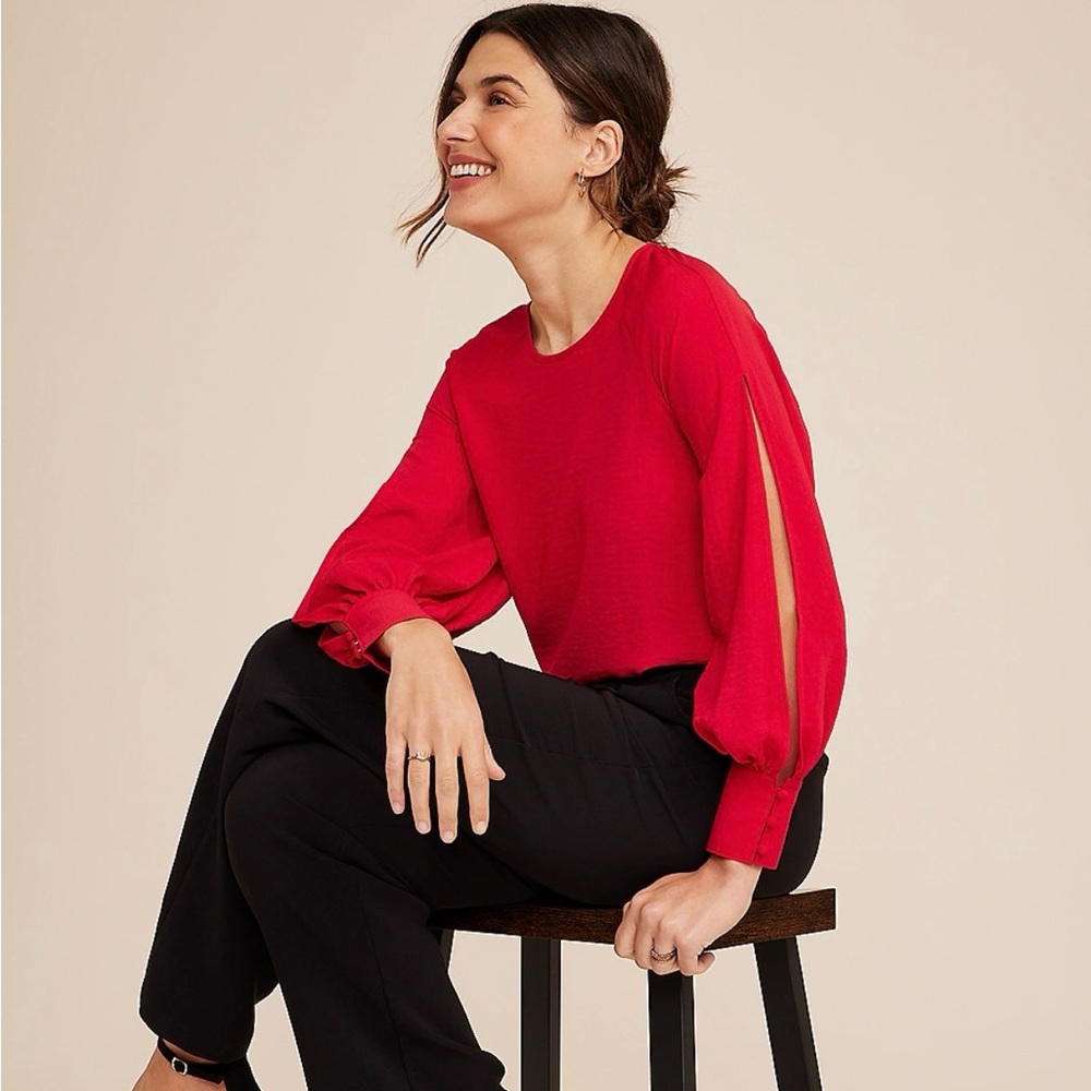 Maurices Fallon Blouse, Nordic Red, X-Large